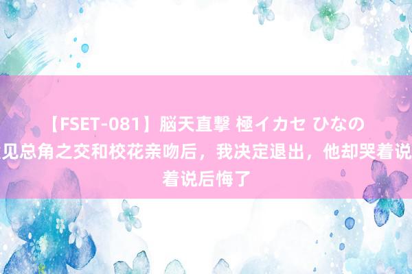 【FSET-081】脳天直撃 極イカセ ひなの 当我撞见总角之交和校花亲吻后，我决定退出，他却哭着说后悔了