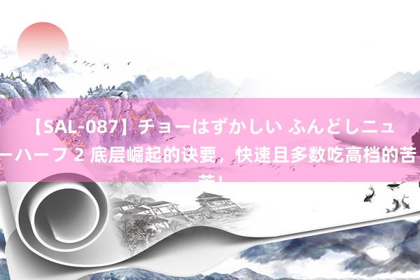 【SAL-087】チョーはずかしい ふんどしニューハーフ 2 底层崛起的诀要，快速且多数吃高档的苦！